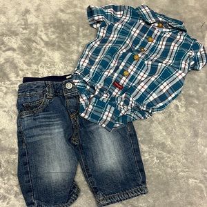 0-3M wrangler and Old Navy bundle